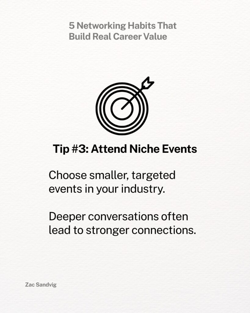 zac sandvig networking habits 3