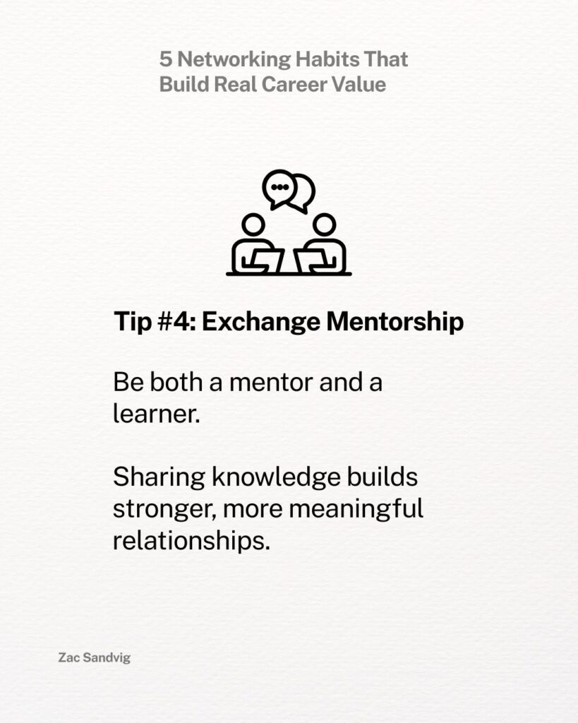 zac sandvig networking habits 4