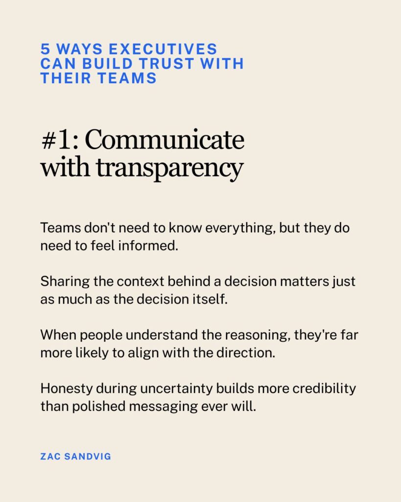 zac sandvig how executives build trust with teams 1